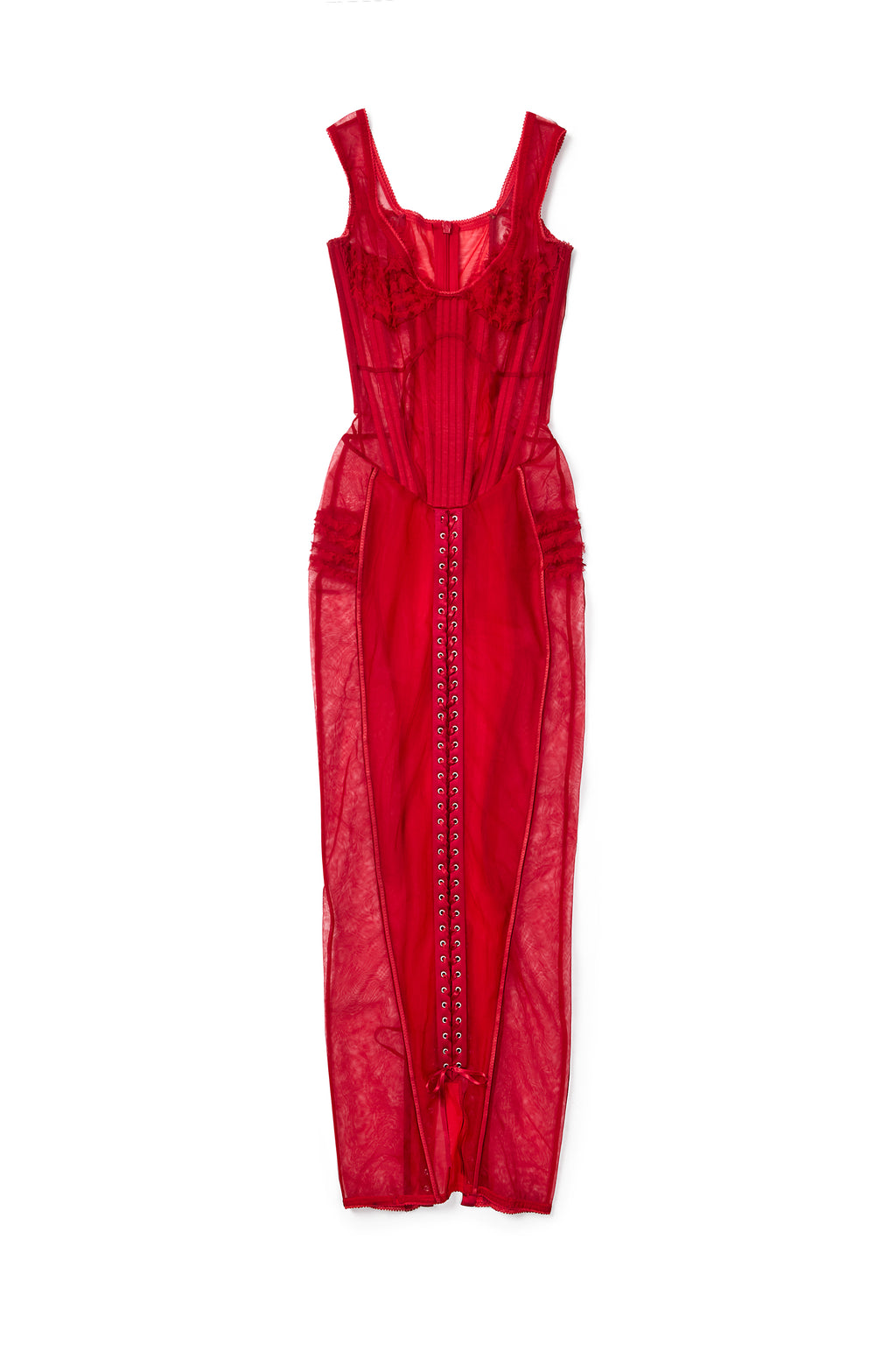 Innocent Bondage Dress -Red
