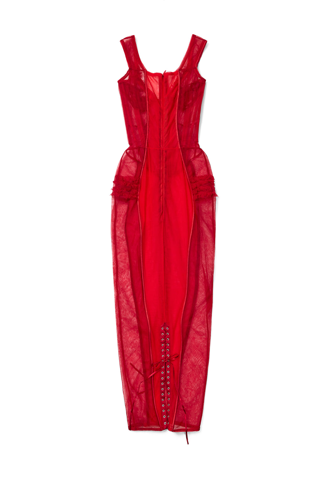 Innocent Bondage Dress -Red