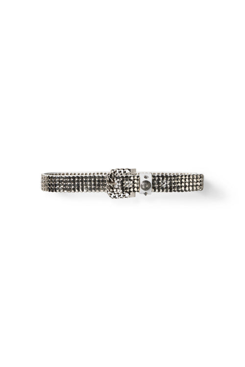 WHITE STUDDED BELT