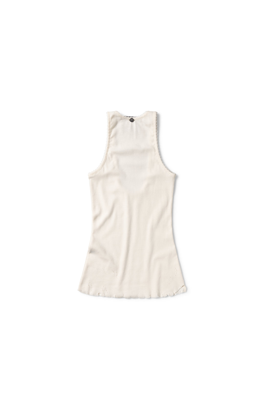 DISTRESSED TANK TOP - WHITE