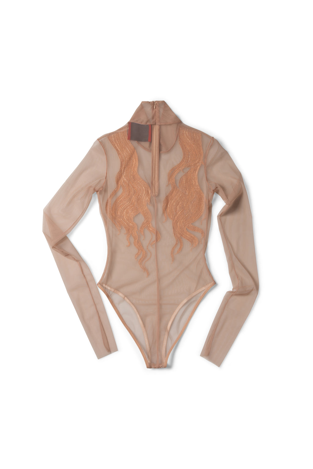 OLD WAVES BODYSUIT - NUDE