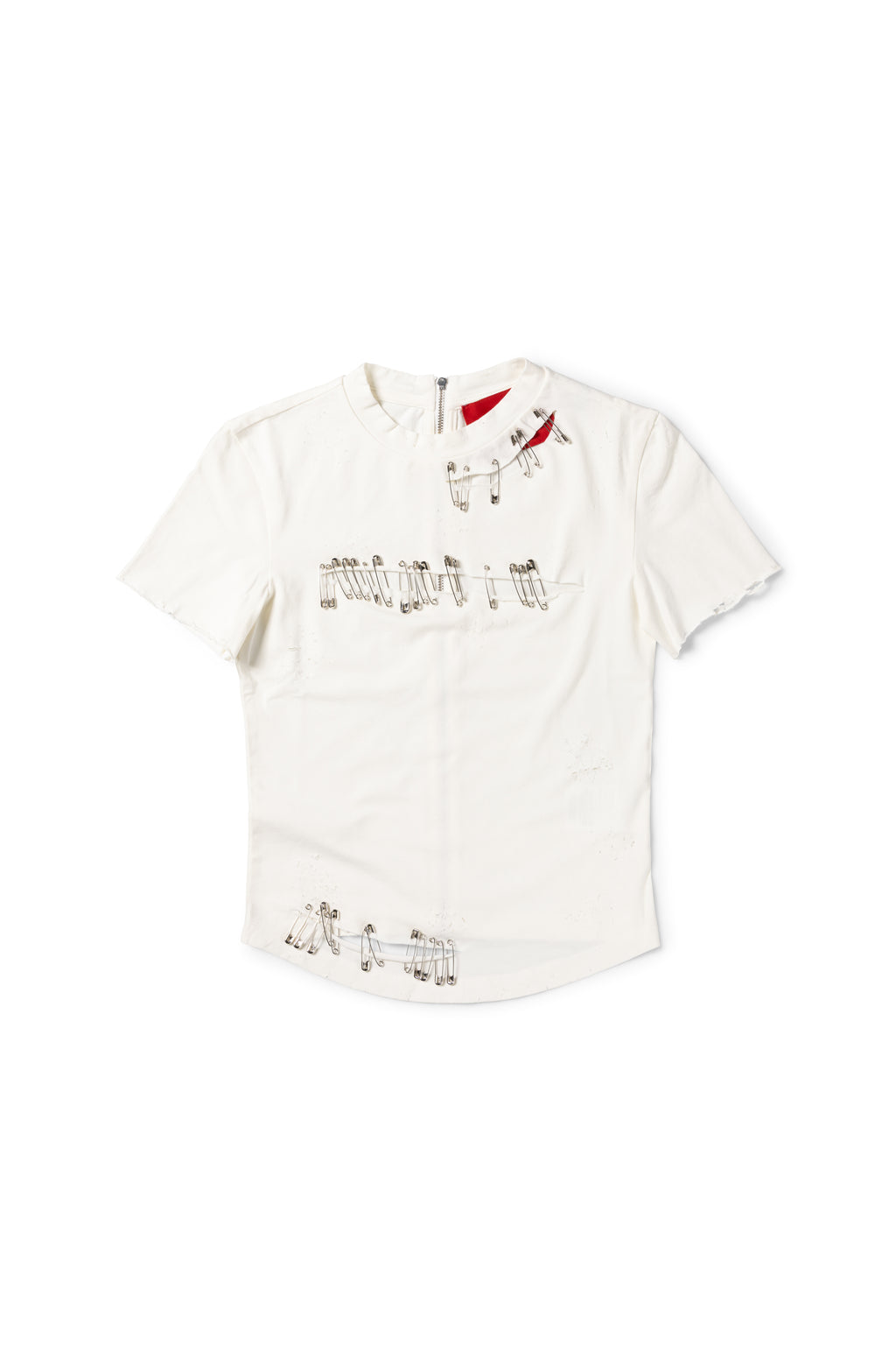 Safety Pin T-shirt - White