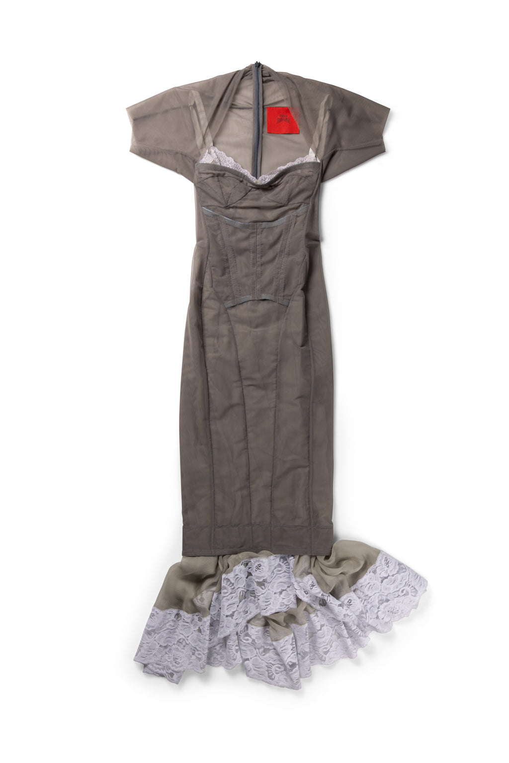 Cloudy Border Dress