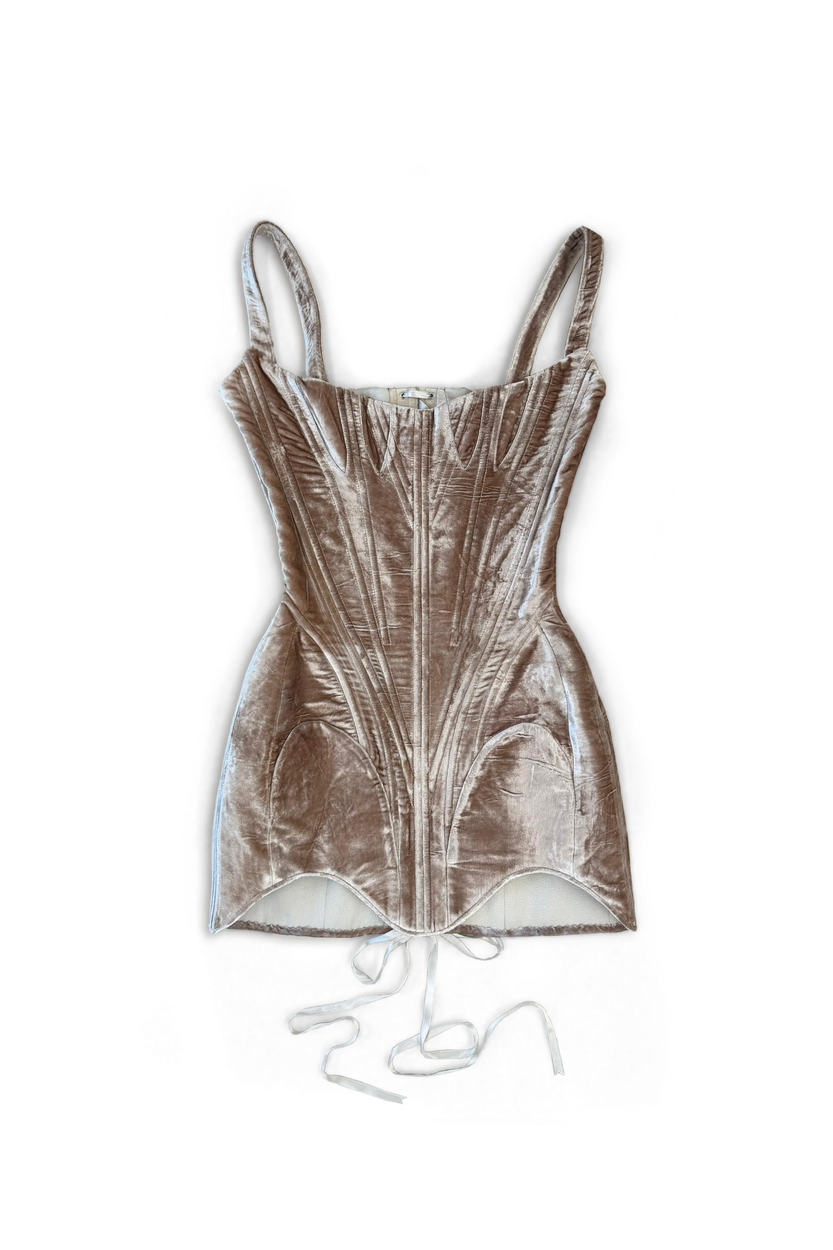 dilara findikoglu corset dress DILARA FINDIKOGLU Searching For Me corseted silk-faille mini dress