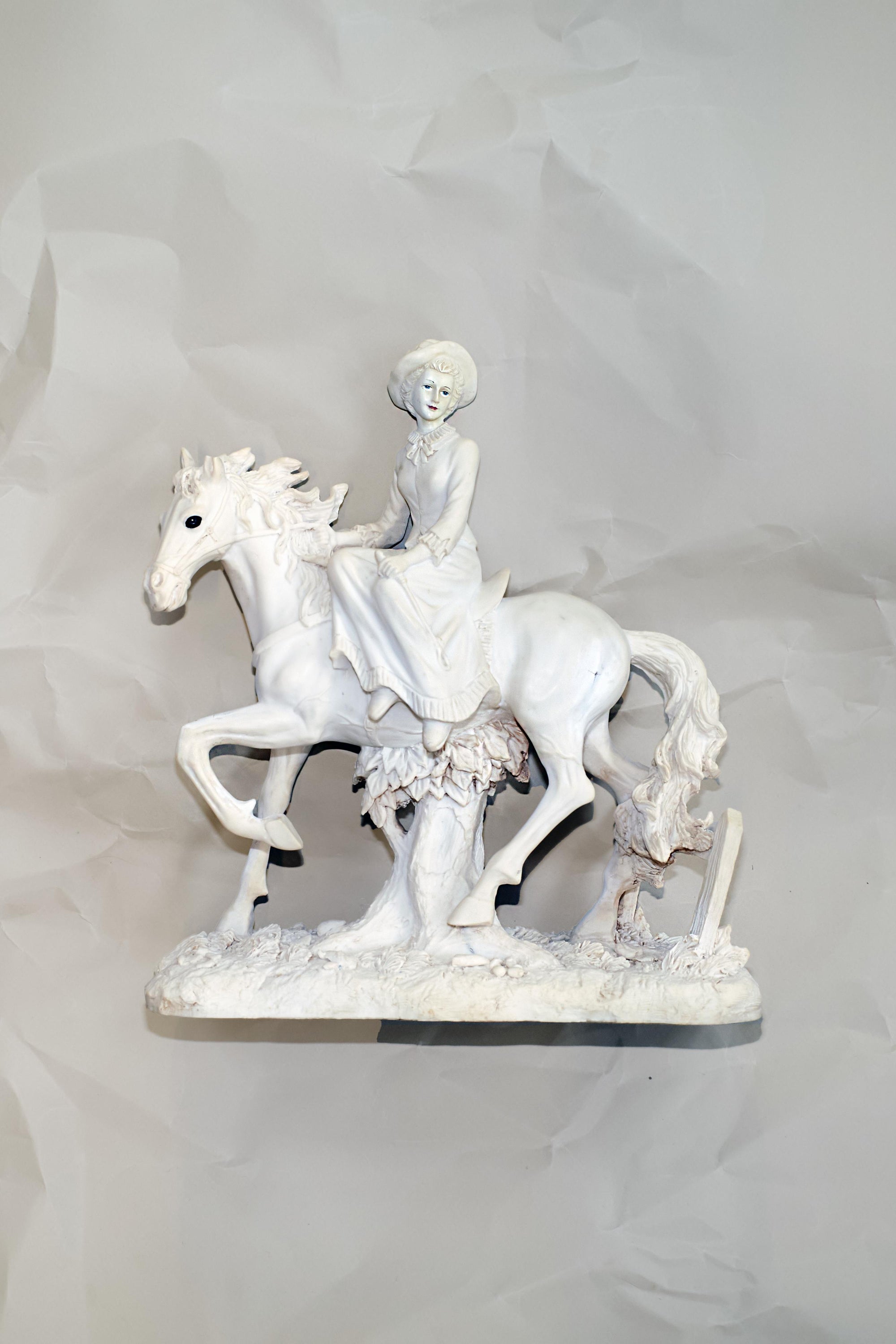 Victorian Lady Riding a Horse